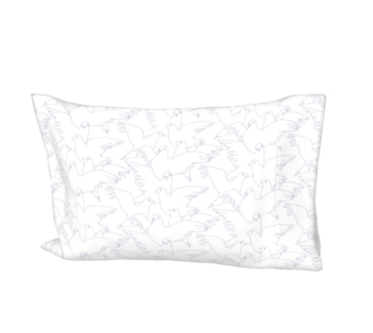 Adriatic Dove Silk Pillow Sleeve