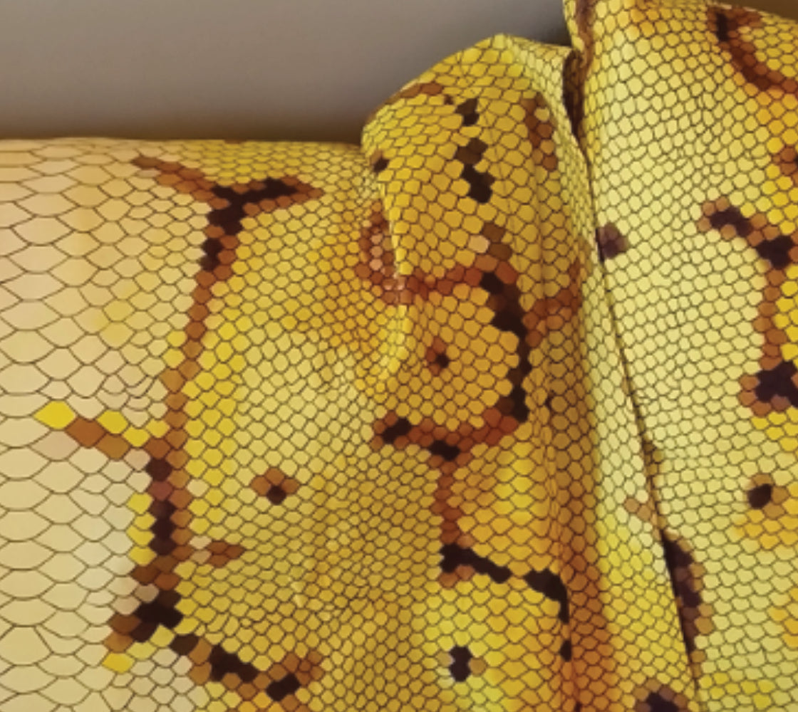 Lemonsnake Duvet Cover