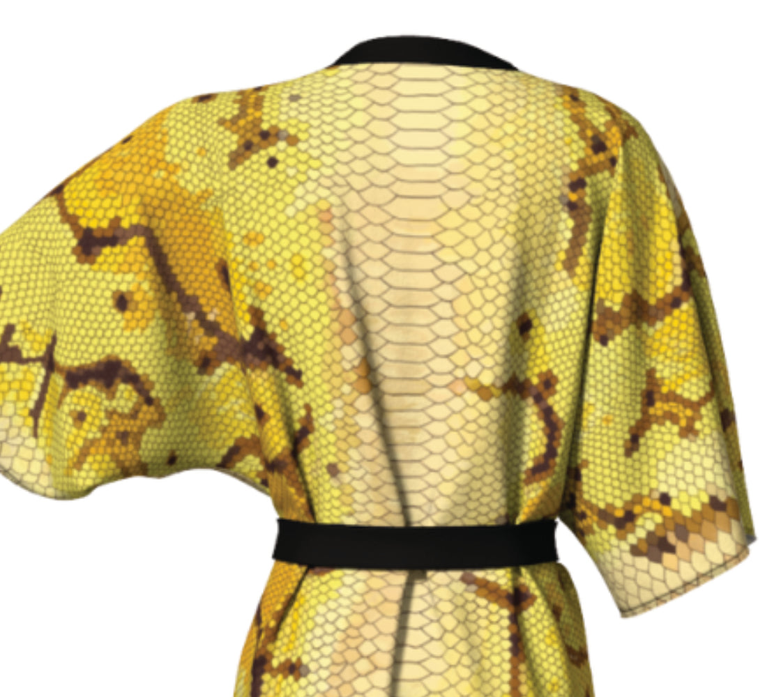 Lemonsnake Silk Kimono