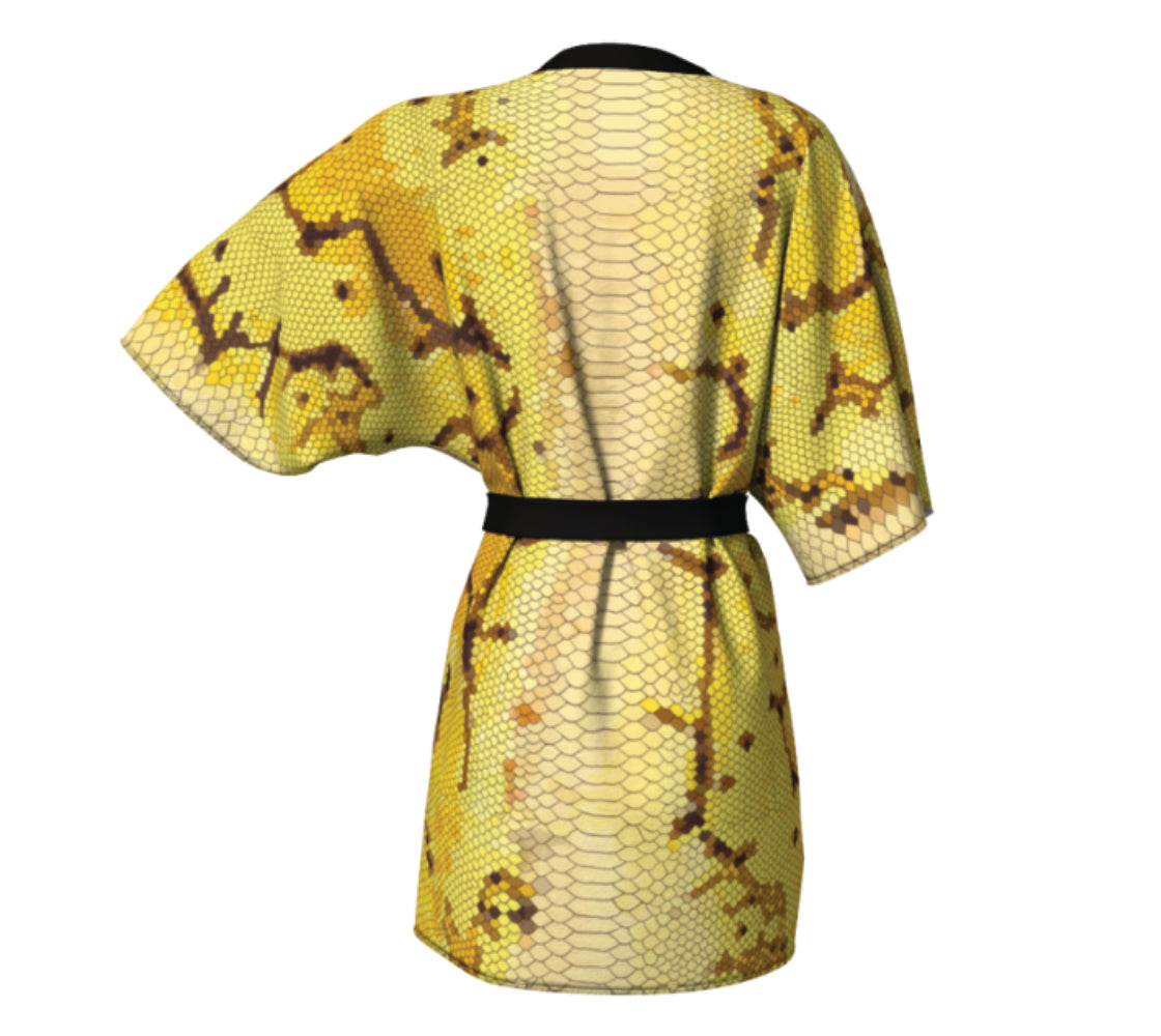 Lemonsnake Silk Kimono