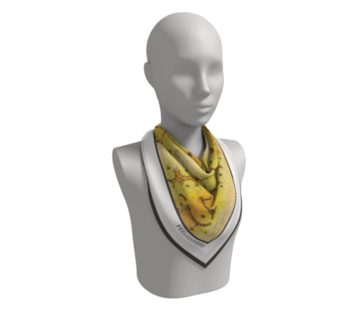 Lemonsnake Silk Scarf